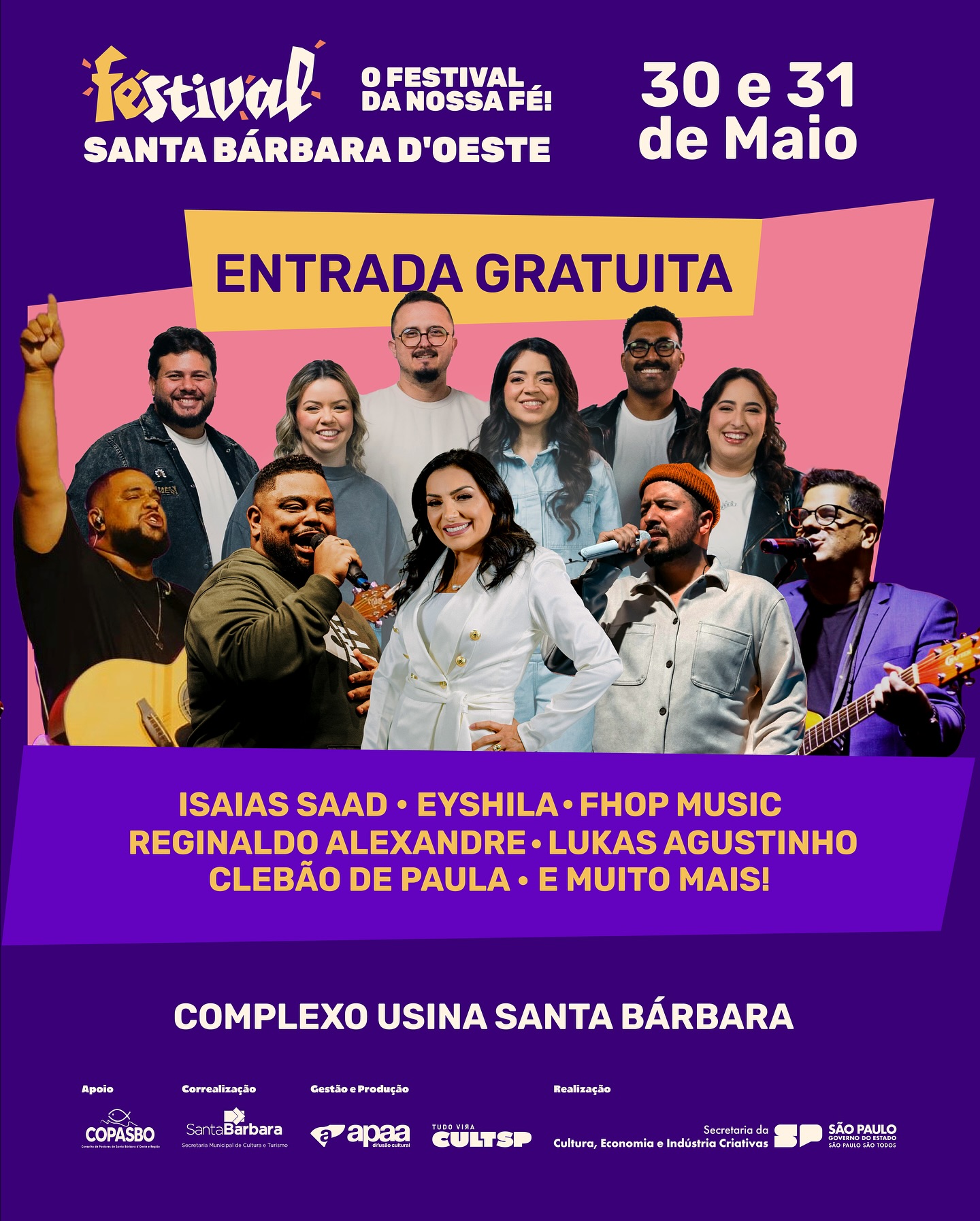 FESTIVAL - SANTA BARBARA D'OESTE - O FESTIVAL DA NOSSA FÉ!