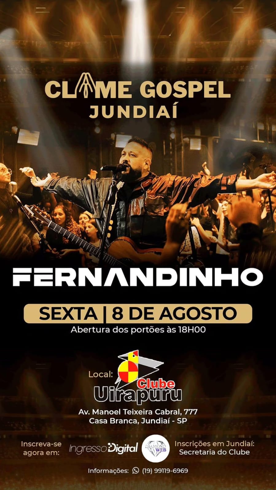 FERNANDINHO - CLAME GOSPEL - JUNDIAÍ